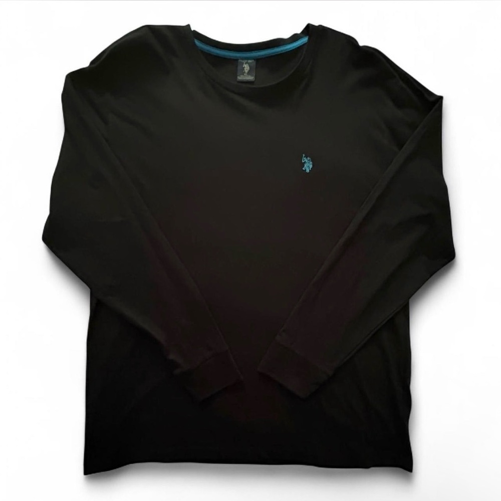 Men’s XL U.S. Polo Assn. Black & Blue Long Sleeve Shirt
